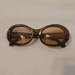 RALPH VINTAGE ROUND, BROWN,.READER SUNGLASSES
